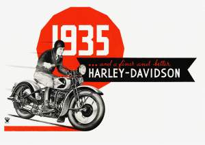 Harley And Indian Motorcycle Early Artwork
